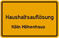Haushaltsauflösung Köln Höhenhaus